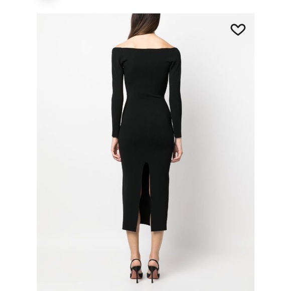 Roland Mouret pencil v neck dress gown small - Picture 3 of 3